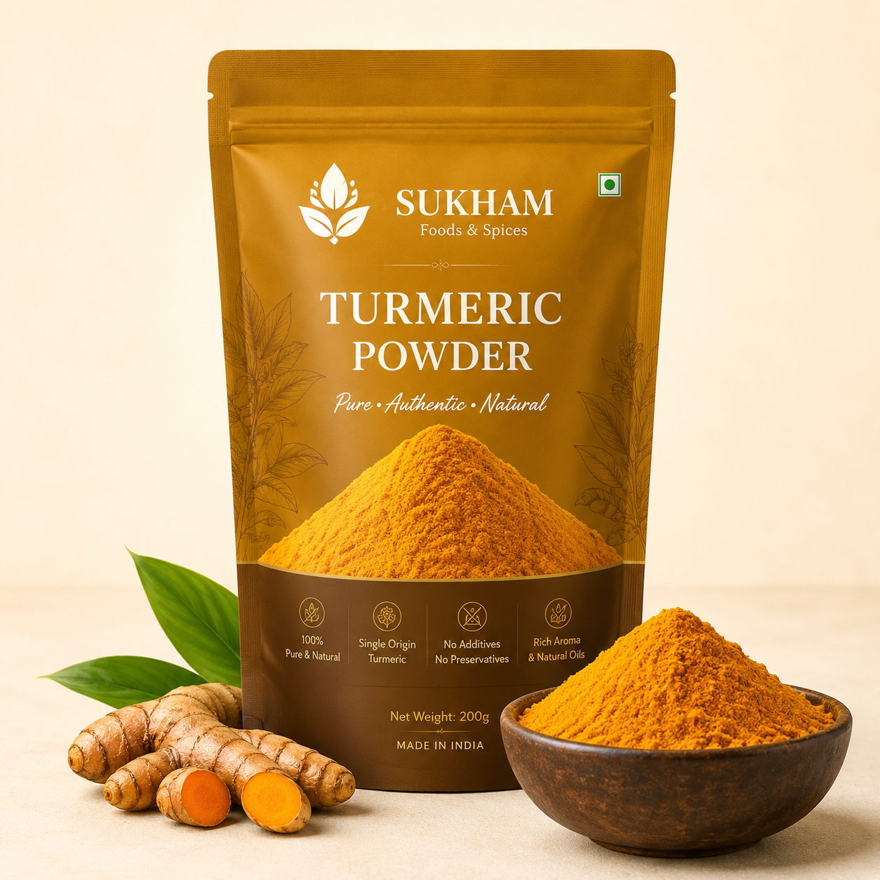 Sukham Turmeric Powder pack